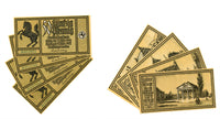 Lot of 4 notgeld bills numbers, 1922-1924, Stuttgart, Germany