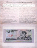 Set of 7 different uncirculated specimen notes w/folder, North Korea (DPRK), 2002-13