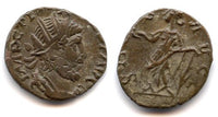Ancient barbarous radiate of Tetricus I, c.270-280 AD, Salus type, Roman Gaul