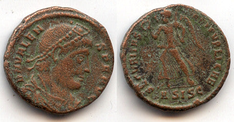 SECVRITAS REIPVBLICAE, AE3 of Valens (364-378), Siscia, Roman Empire