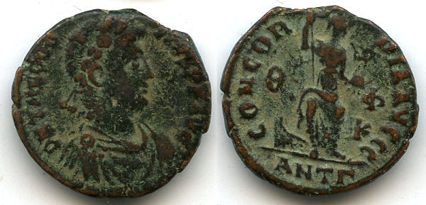 CONCORDIA AE3 of Theodosius I (379-395 AD), Antioch, Roman Empire