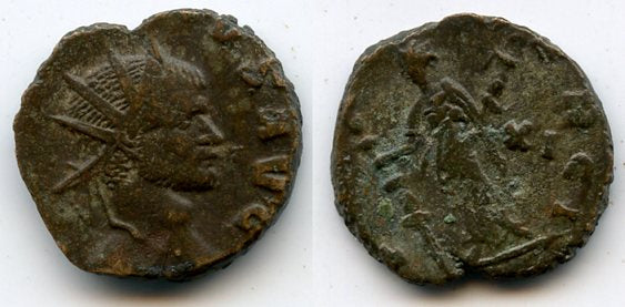 Antoninianus of Claudius II (268-270 AD), FIDES EXERCI, Rome, Roman Empire