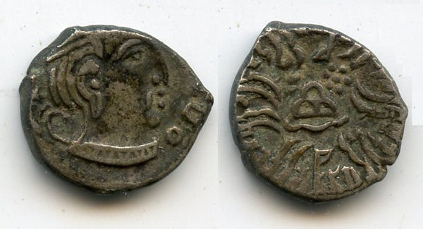 Silver drachm of Rudrasena III (348-379 AD), Indo-Scythian Kshatrapas