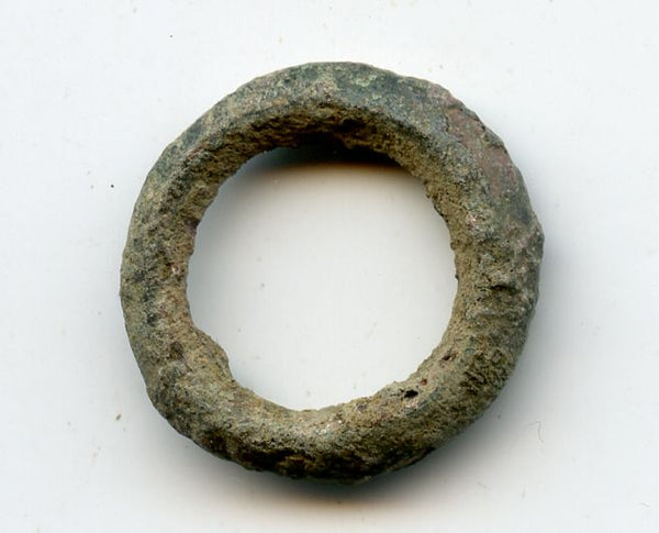 Authentic AE21 ancient Celtic ring money from Hungary, ca.800-500 BC