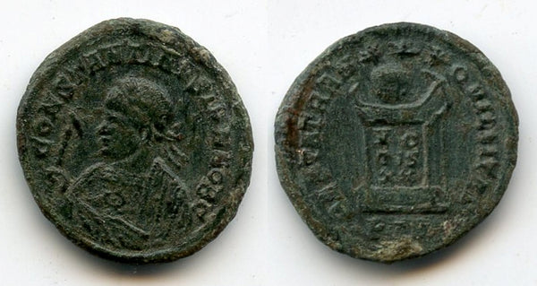 Rare AE3 of Constantine II as Caesar (317-337 AD), Trier, Roman Empire