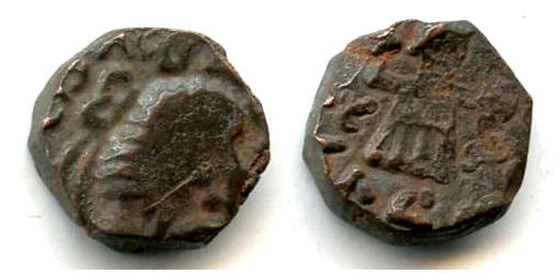 Authentic drachm of Gondophares (c.20-50 CE), Indo-Parthians, Northern India