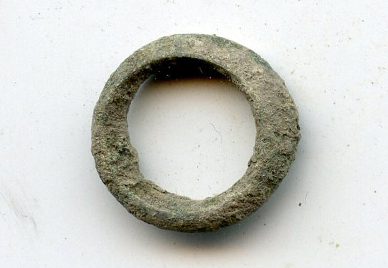 Authentic ancient Celtic ring money (19mm), Danube region, ca.800-100 BC