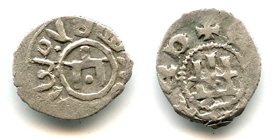 Silver asper, Filippo Maria Visconti (1421-35) and Birdi Khan (1420-21), Jochid Mongols, Caffa