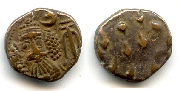 AE drachm of Kamnaskires-Orodes (c.80/100 AD), dashes rev., Seleukia, Elymais Kindgom