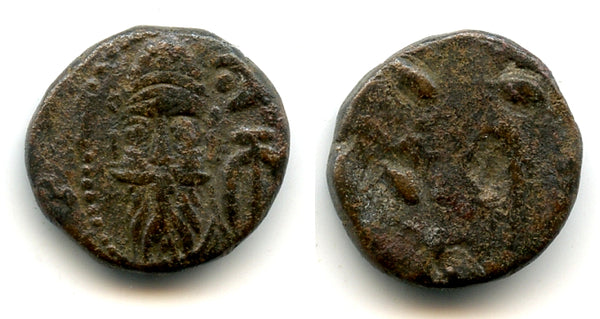 AE drachm of Orodes II (c.100 AD), dashes rev., Susa, Elymais Kindgom