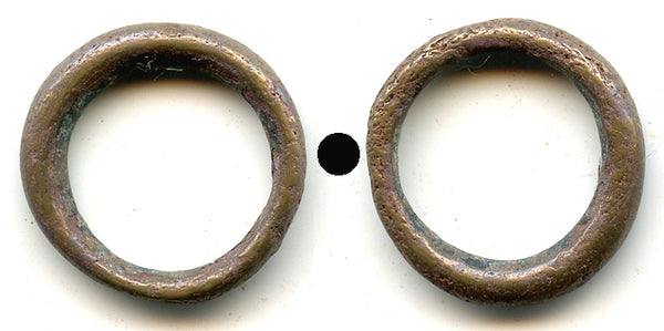 Authentic ancient Celtic ring money (20mm), Danube region, ca.800-100 BC