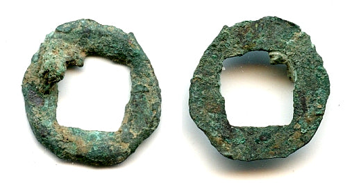 Anepigraphic Wu Zhu cash of tyrant and usurper Dong Zhuo (189-192 AD), China