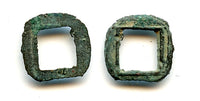Anepigraphic Wu Zhu cash of tyrant and usurper Dong Zhuo (189-192 AD), China