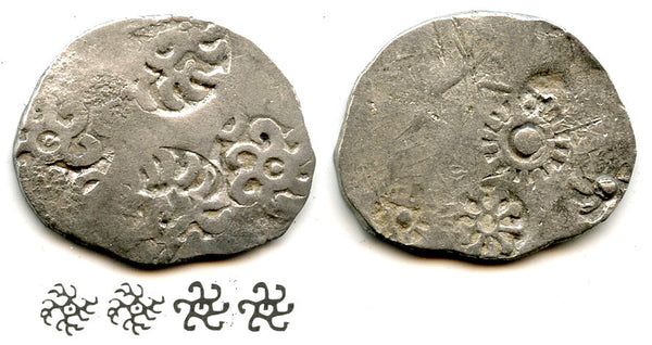 Early AR vimshatika, independent Kashi Janapada (c.600-525 BC), India (R-727 var)