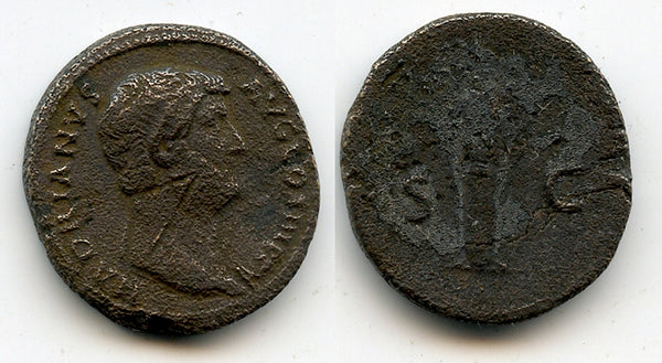 Bronze as of Hadrian (117-138 AD), Rome, Roman Empire