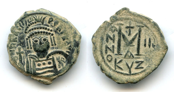 Large follis of Heraclius (610-641 CE), Cyzicus mint, Byzantine Empire