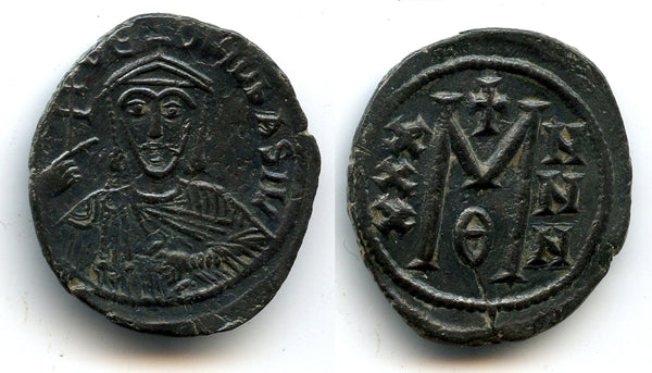 Quality follis of Theophilus (829-842), Constantinople, Byzantine Empire