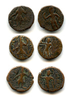 Lot of 3 nicer Kushan drachms, Kanishka & later, Kushan Empire, 100-200 AD