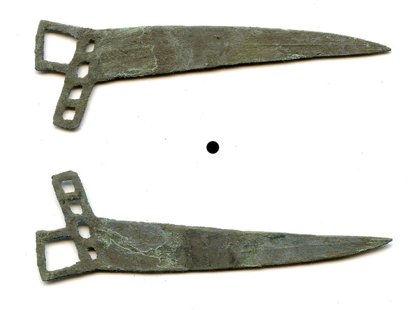 Rare small halberd (sword) money, Yue State, c.400-300 BC, Warring States, China