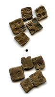 Lot of 5 AE coins w/4 punchmarks, 185-73 BC, Malwa, Sungas, India