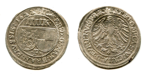 Silver 4 kreuzer, 1632, Christian (1603-1655), Brandenburg-Bayreuth (German States)