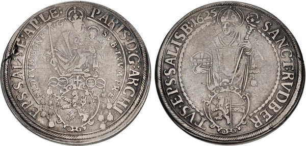 Silver taler, Paris Graf von Lodron (1619-1653), Salzburg, Austria