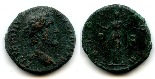 Bronze as of Antoninus Pius (138-161 AD), Rome mint, Roman Empire