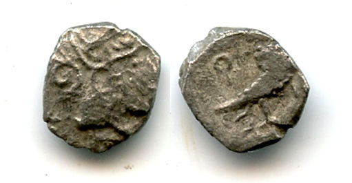 Silver "owl" 1/8 unit, c.200-100 BC, Sabaean Kingdom, Arabia