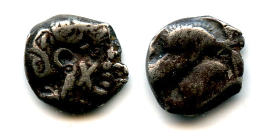 Silver "owl" 1/4 unit, c.300-200 BC, Sabaean Kingdom, Arabia