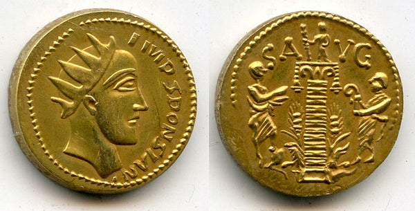 Modern copy - gold double-aureus of Sponsianus, 3rd century, Roman Empire
