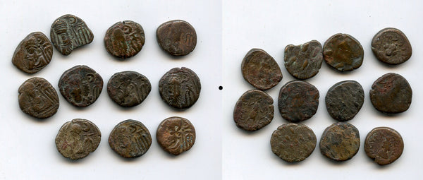 Lot of 11 various nicer drachms from Elymais, 100 BC - 200 AD