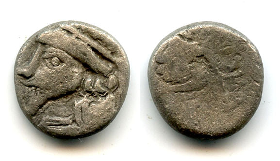 Rare silver drachm, 1st century BC, Seleukia, Elymais Kingdom