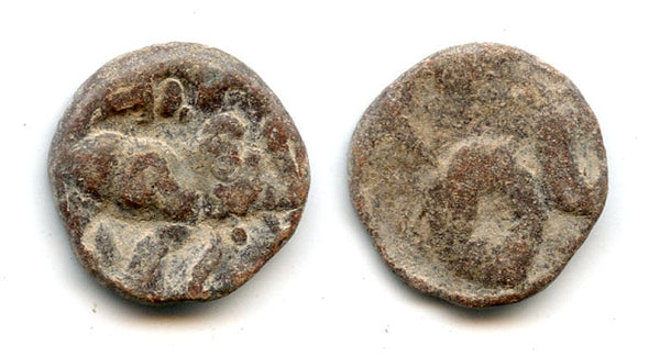 Lead karshapana (PB15), Ehuvala Chamtamula (c.275-300 CE), Ikshvakus, India