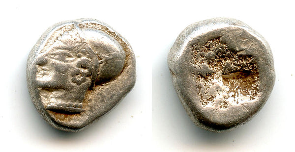 Archaic silver diobol, c.521-478 BC, Phokaia, Ionia, Ancient Greek coinage