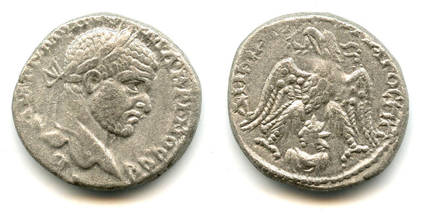 Silver tetradrachm of Macrinus (217-218), Emesa mint, Roman Empire