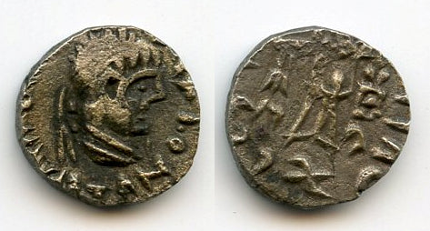RR AR drachm of Strato III Philopator (c.25 BC-10 AD), Indo-Greeks in Jammu and Punjab