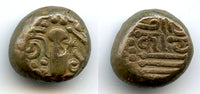 Silver drachm, type 3.9, Omkara monastery, Paramaras, c.1150-1300, India