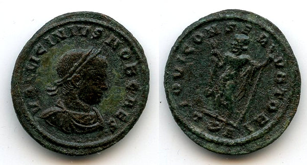Scarce follis of Licinius II (317-324 CE), Arles, Roman Empire (RIC 160)