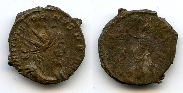 AE antoninianus of Victorinus (268-270 AD), PAX AVG, Gallo-Roman Empire