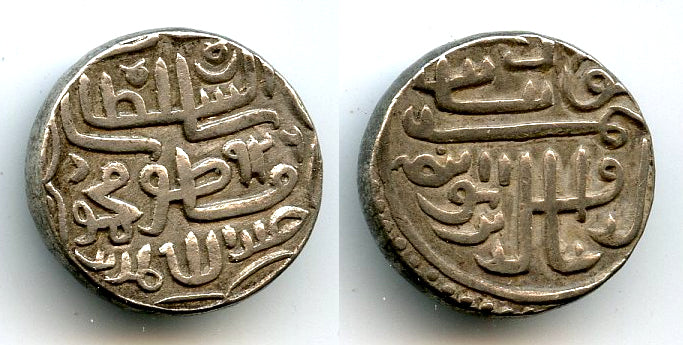 インド　Gujarat Sultanate Shams ワンタンカ 銀貨 1 Tanka - Shams al Din Muzaffar Shah III - Sultanate of