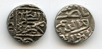 Silver 1/2 tanka of Mahmud I (1458-1511), Mustafabad, Gujarat, India (G#85)