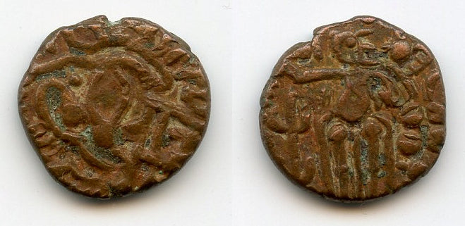 Kahavanu Raja Raja Bronze kahavanu, Raja Raja I (985-1014), Cholas of Tanjore, Southern I ...