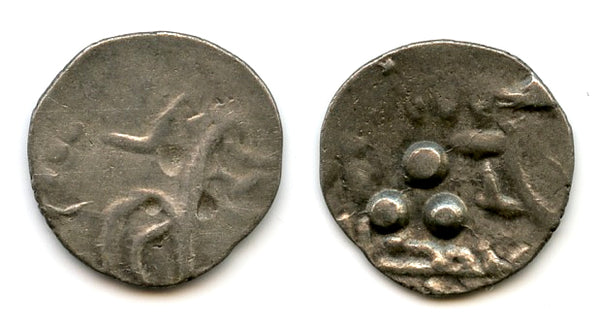 RRR silver damma w/bust, Muhammad (c.720s/50s CE) of Multan, Abbasids (F/T#M26)
