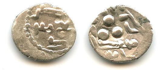 RR silver damma, Muhammad (c.720s/50s CE), sub-governor of Multan, Abbasids (F/T#M32)