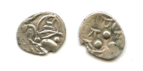 Silver damma, Chach of Alor in Sindh and Multan, c.675-700 AD (F/T #M9)