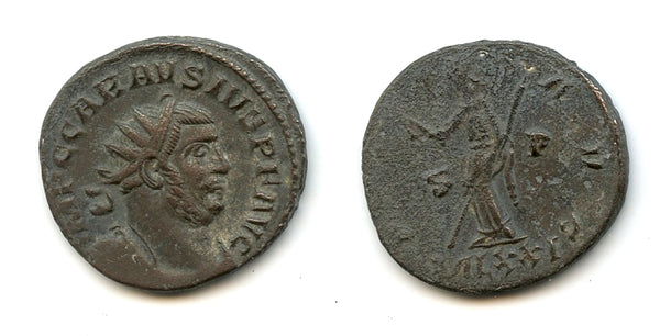 Antoninianus of Carausius (287-293 CE), London, Romano-British Empire - PAX S-P type