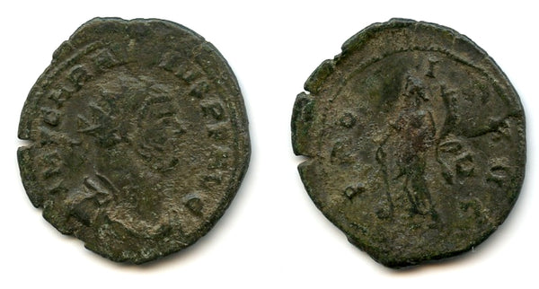 Antoninianus of Carausius (287-293 CE), Comulodunum, Romano-British Empire - PROVID AVG