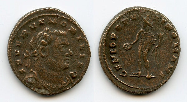 Rare large follis, Severus II as Caesar (305-306 CE), London, Roman Empire (RIC 63a)