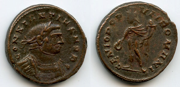 Rare large follis, Constantius I as Caesar, 293-306 CE, London, Roman Empire (RIC 16)