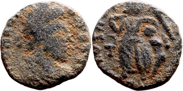 Rare AE4 of Johannes (423-425 AD), Rome mint, Roman Empire (RIC 1913)